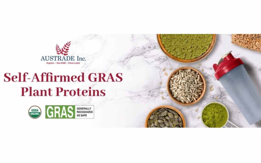 Austrade Announces Self-Affirmed Gras Designation For Six Organic Plant Proteins