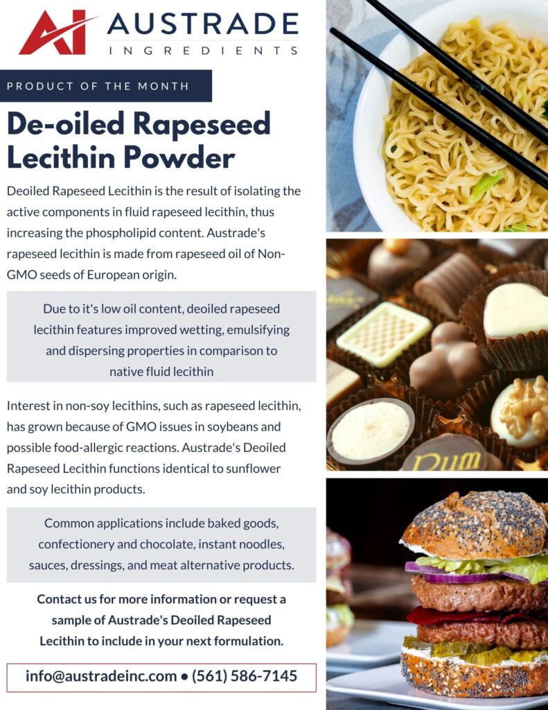 Deoiled Rapeseed Lecithin Powder