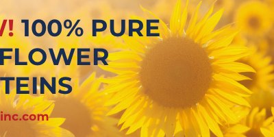 NEW! 100% Pure Sunflower Proteins