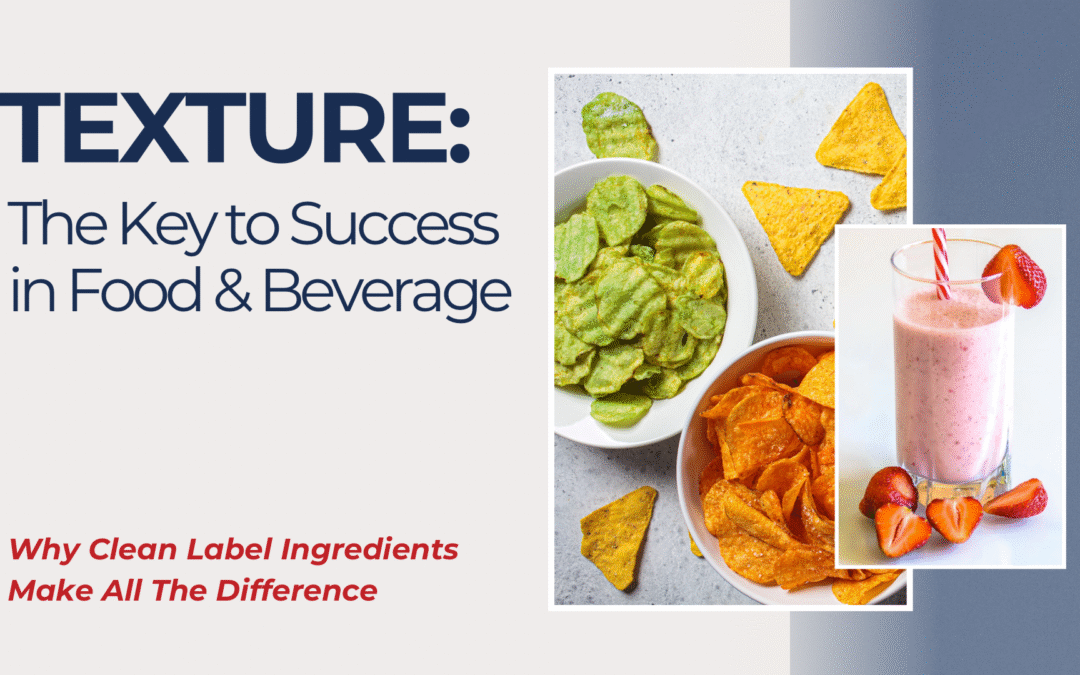 Blog title with two food and beverage images, green and orange potato chips, yellow tortilla chips and a strawberry smoothie featured