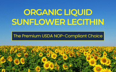 Organic Liquid Sunflower Lecithin: The Premium USDA NOP-Compliant Choice